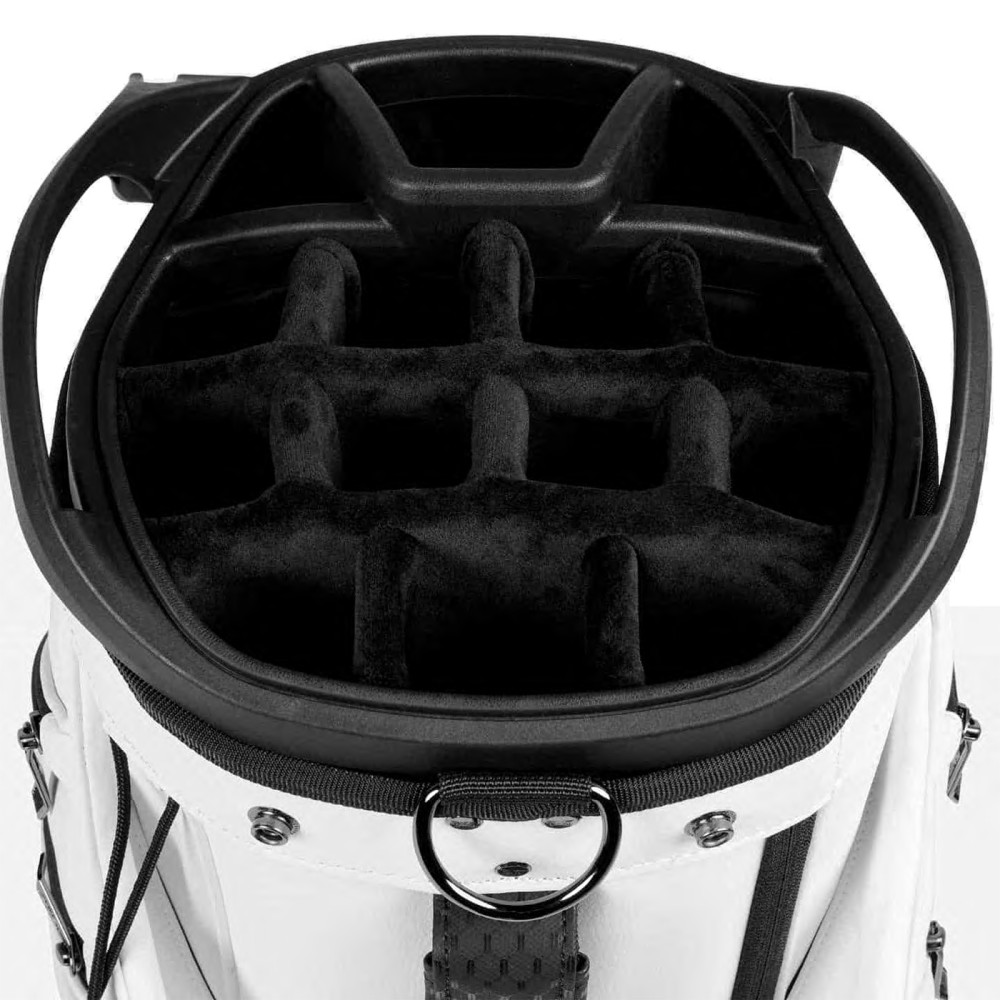 Sac de golf chariot de luxe B2 white P22-T0100_2