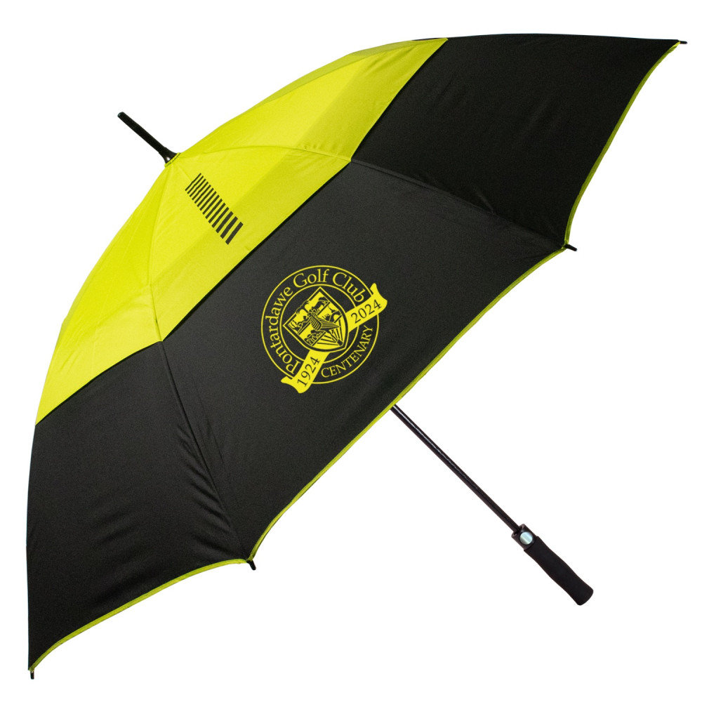 Logo TourDry Umbrella 4 panneaux black-yellow L1-UU7031_3