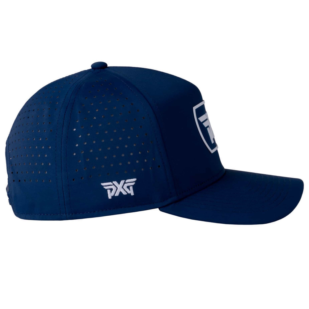Men's Dog Tag Snapback Cap one size navy-white Logo P22-A1001_3