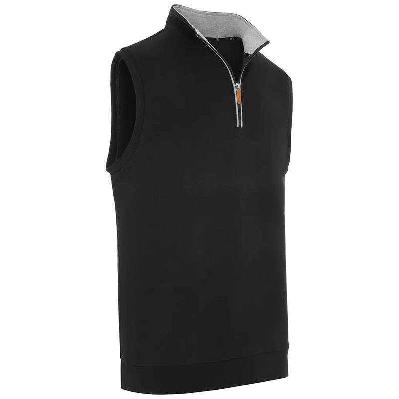 Proquip Mid-Layer Zip-Neck Slipover Men black L1-TC0020_10