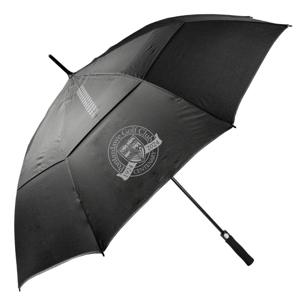 TourDry Umbrella Logo 2 Panels black L1-UU7030_1