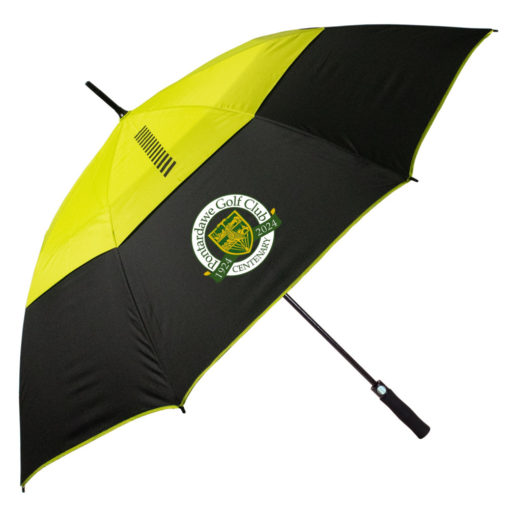 Logo TourDry Umbrella 4 panneaux black-yellow L1-UU7031_3