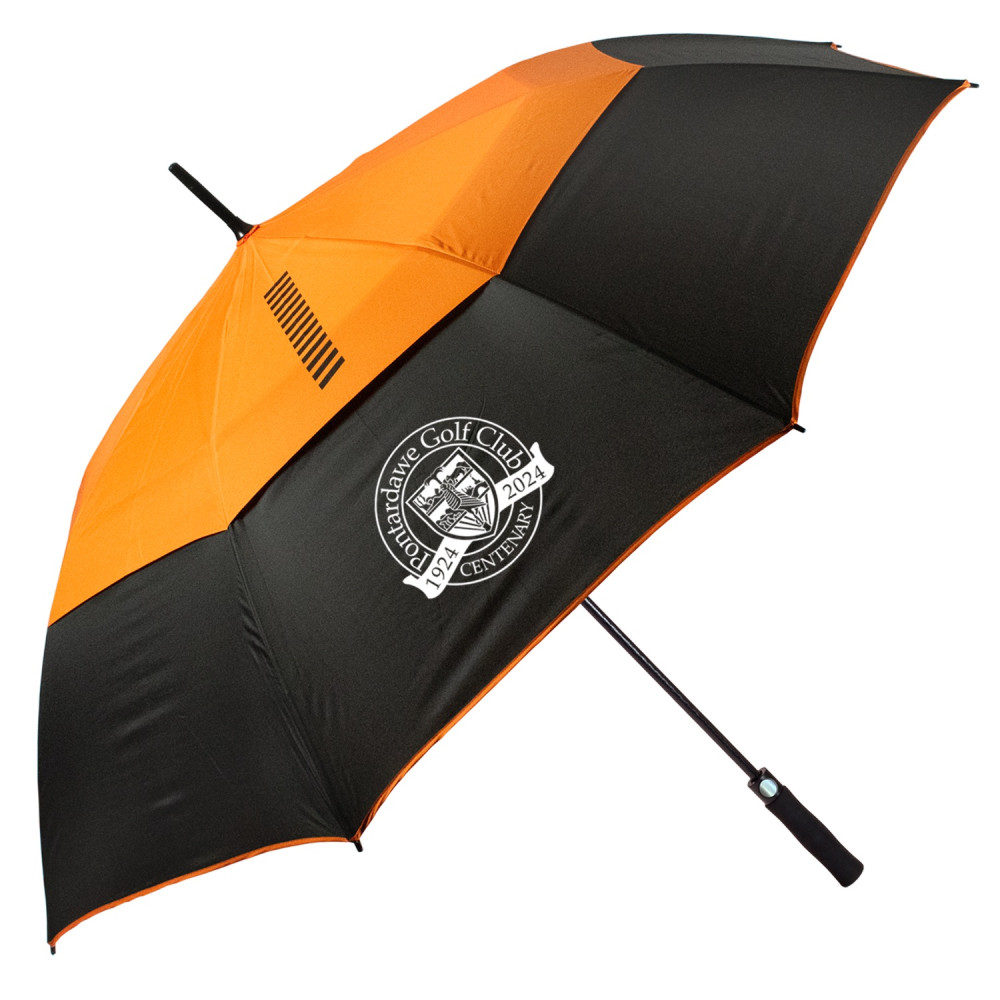TourDry Umbrella Logo 4 Panels black-orange L1-UU7031_4