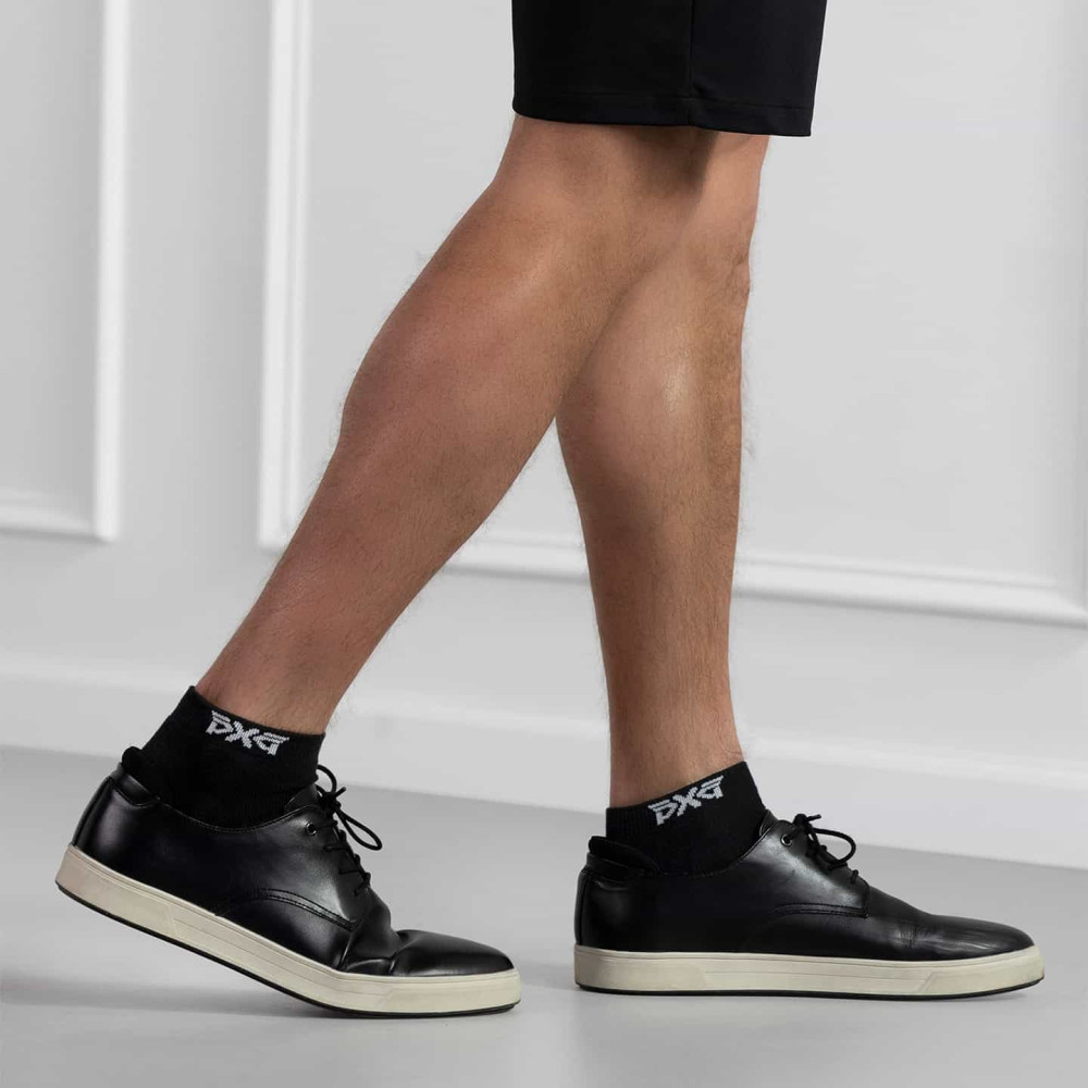 Women's Jacquard Ankle Socks black P22-O2002_1