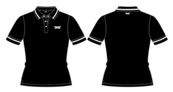 Women's Contrast Sleeve Polo XS I black P22-O2511_1