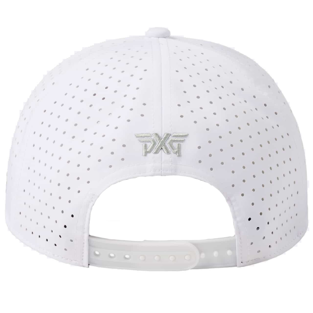 Dog Tag Structured Low Crown Snapback white-slite green P22-A1000_2