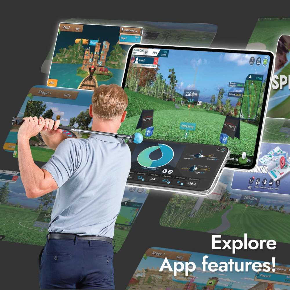 2 Flex HOME &amp; MOBILE GOLF SIMULATOR  Q17-A2690