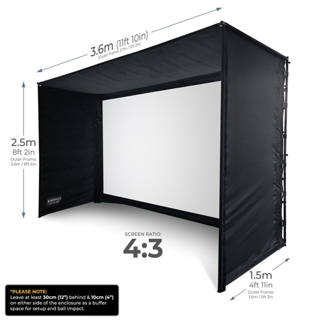 Closure de golf 3.6 x 2.5 x 1.5 Mtr  Q09-A0202