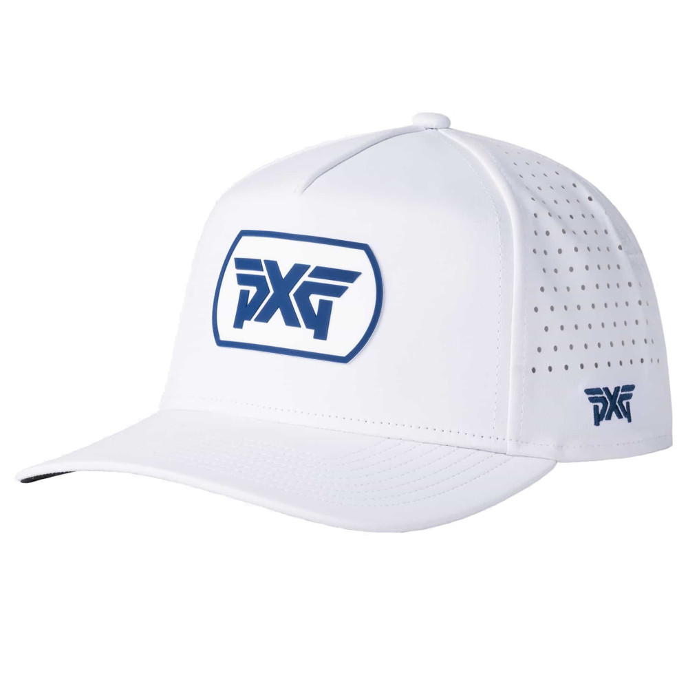 Men's Dog Tag Snapback Cap one size white-navy Logo P22-A1001_5